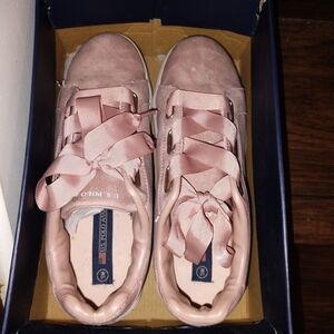 U.S. Polo Assn. Women's Sneakers - Pink with White Sole